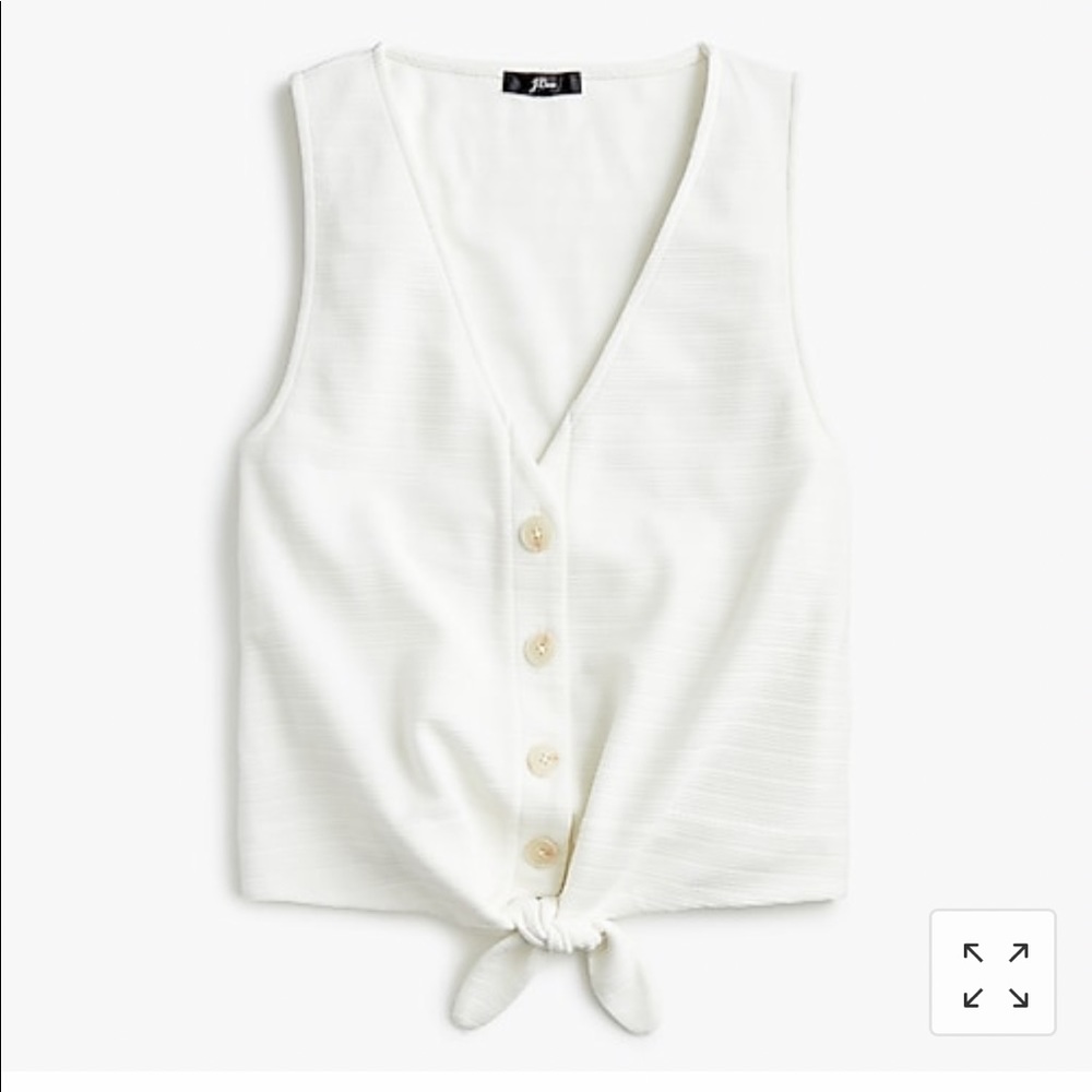 J.Crew tie front tank
